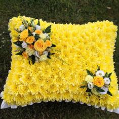 Yellow Based Pillow 