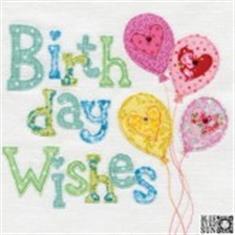 Birthday Wishes Balloons Card