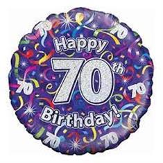 70th Birthday Balloon