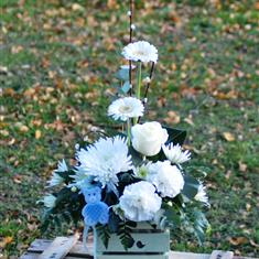 Baby Boy Wooden Crate 