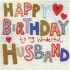 Happy Birthday Husband Card