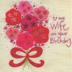 To My Wife On Your Birthday Card