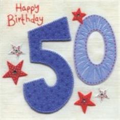 50th Birthday Card