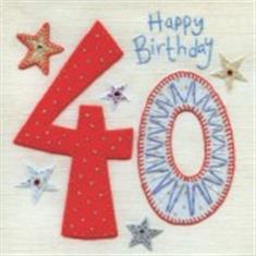 40th Birthday Card