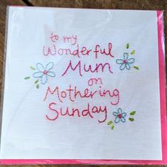 Wonderful Mum Card 