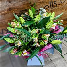 Lily and Alstromeria Handtied