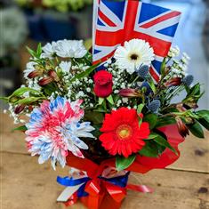 Union Jack Vase 