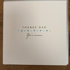 Thanks Dad Card
