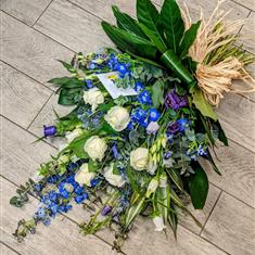 Blue &amp; white tied sheaf 