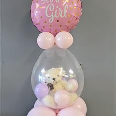 Baby Girl Pop Me Balloon 