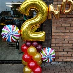 Balloon number stack 
