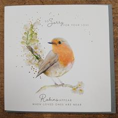Robin Sympathy Card