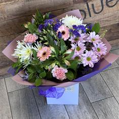 Best Mum Pink and Purple Handtied